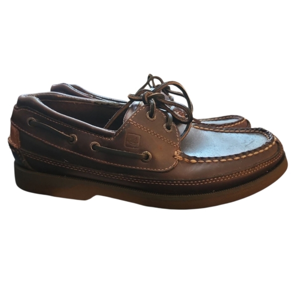 Sperry Top-Sider Mako 2-Eye Canoe Moc 0764027 Leather Boat